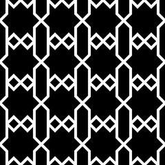 Geometric ornament. Pickets, diamonds wallpaper. Quadrangles, hexagons backdrop. Polygons background. Mosaic motif. Digital paper, textile print, web designing, abstract. Seamless vector .