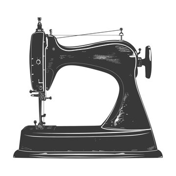 recommend clip art: Silhouette sewing machine black color only