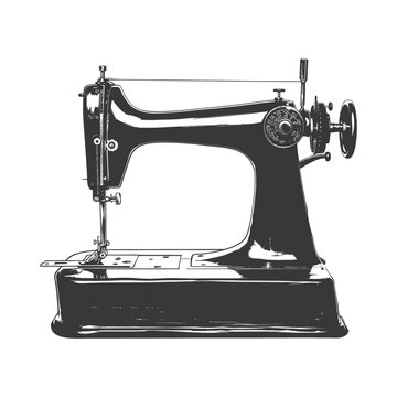 recommend clip art: Silhouette sewing machine black color only