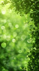 Fototapeta premium Verdant Impressions: Dark Green Abstract Oil Painting Background