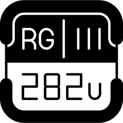 Roentgenium Periodic Table Element Icon