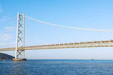 明石海峡大橋のある風景