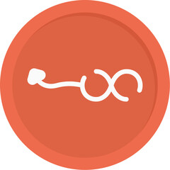 Left Arrow with Loop Icon