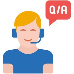 Customer Support Colored Icon Pack
