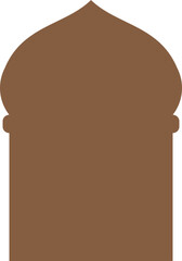 Boho Aesthetic Islamic Frame Element