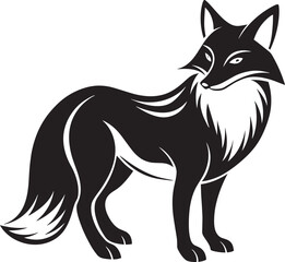 Vector image of a wolf. Isolated on a white background.