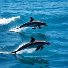 Fototapeta premium Dolphins 