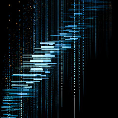 background with lots spots, abstract technology background, abstract light background, abstract binary code,  