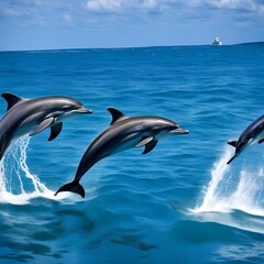 Fototapeta premium Dolphins 