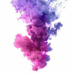 abstract purple and blue colored nebula explosion
