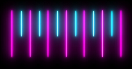 Moving up and down loading like an audio spectrum neon light beam bg. Cyber floor vj loop vibrant spectrum shiny music galaxy concert hall atmosphere abstract podcast broadcasting bg pulse trendy