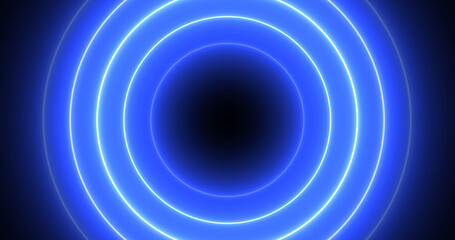 Retro style award show presenting ceremony loading circle bomb bg. Futuristic high technological interface UI UX design swirl big data cyberspace tech curve media flow circulation media footage.