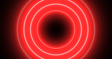 Retro style award show presenting ceremony loading circle bomb bg. Futuristic high technological interface UI UX design swirl big data cyberspace tech curve media flow circulation media footage.