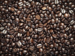 Obraz premium Coffee bean's texture background