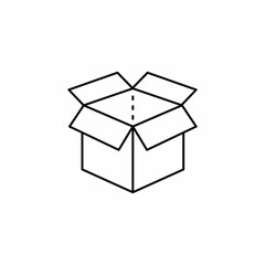 open box delivery package icon