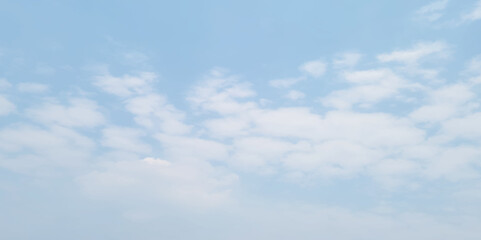 Natural and cloudy fresh blue sky background. Natural sky beautiful blue and white texture background. blue sky with cloud. sky with white clouds as background or texture	