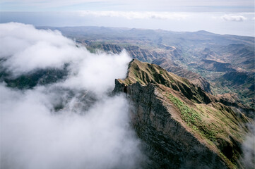 fog in a mountain