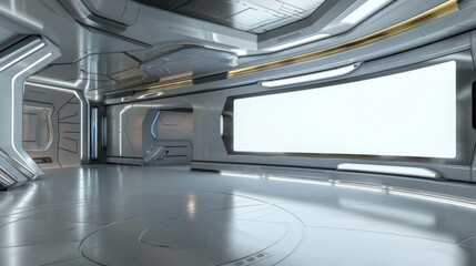 Blank outdoor billboard mockup template for placeholder