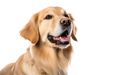 A golden retriever is a large, friendly dog breed that is often used as a service dog. They are known for their intelligence, loyalty, and eagerness to please.