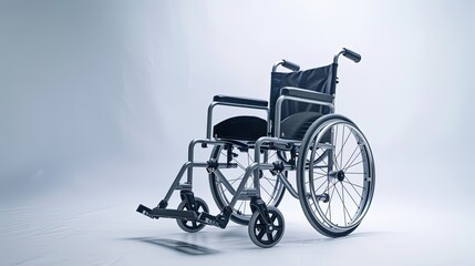 Fototapeta premium wheelchair with space for medical information