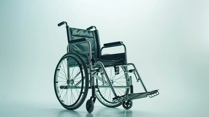 Fototapeta premium wheelchair with space for medical information