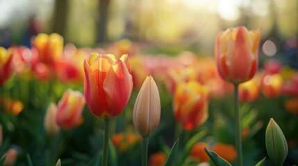 Quebec is a type of vibrant tulip with lily like flowers categorized based on their distinctive flower characteristics