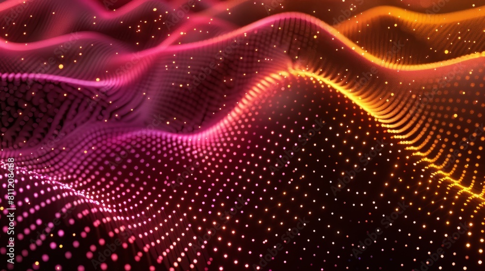 Poster abstract digital background abstract digital wave background information technology background it ba