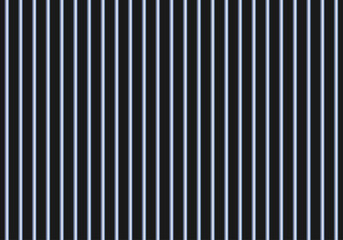 Fondo de barras metálica azul verticales en fondo negro
 - obrazy, fototapety, plakaty