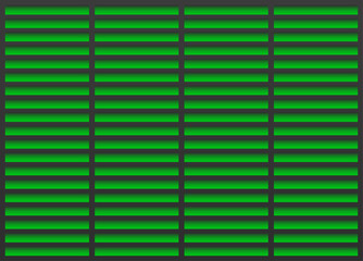 Fondo de barras en degradado verdes paralelas horizontales en fondo negro