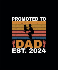 Happy Father's Day  T-shirt Design 2024, Dad T-shirt Design