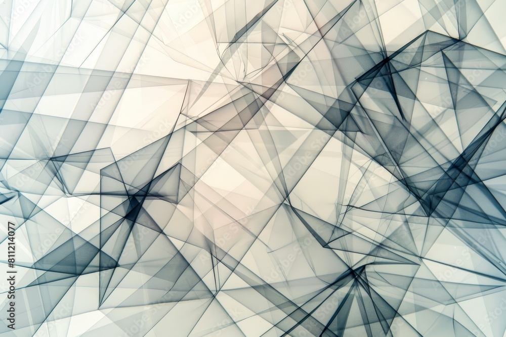 Poster a geometric pattern of intersecting blue and white lines creating an abstract background, a geometri