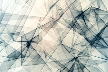 A geometric pattern of intersecting blue and white lines creating an abstract background, A geometric pattern of interconnected lines and shapes