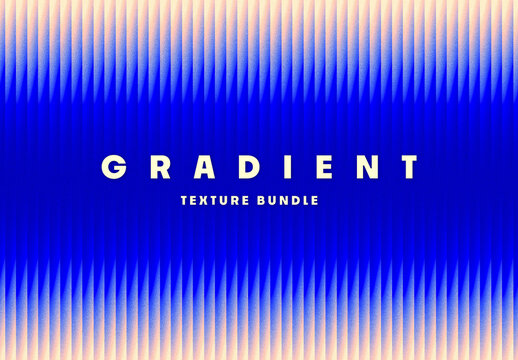 Set of Distorted Gradient Texture Backgrounds