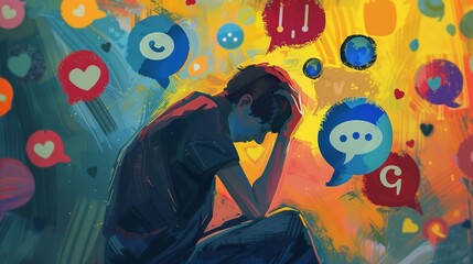 Online harassment, and the dark side of social media leading to depression, self-harm, and suicidal ideation.