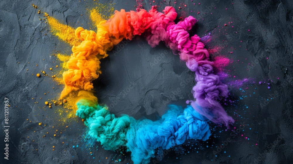 Poster blog post exploring the history and development of rgb and cmyk color models in digital and print me