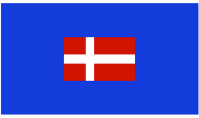 Obraz premium Denmark Flag Symbol European Nations 2024 Teams Countries European Germany Football Logo Design Vector Illustration