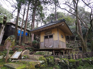 石川県加賀市　山中温泉の芭蕉堂