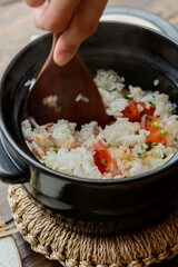 炊き込みご飯、土鍋