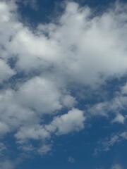 blue sky with clouds