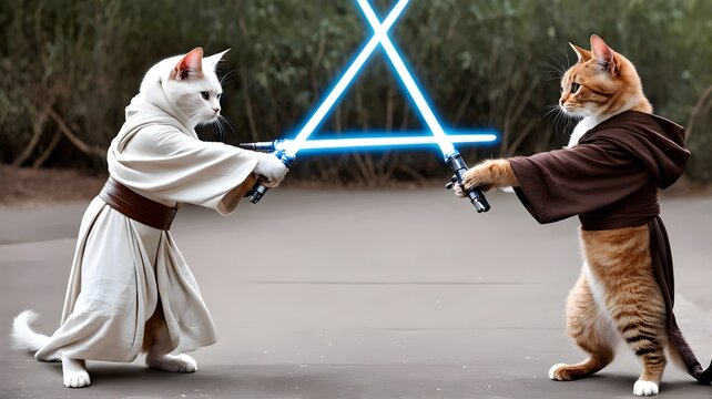 jedi-cats-duel