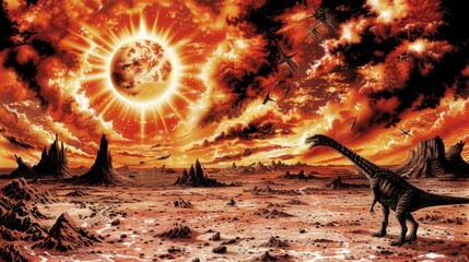 Life on Planet Earth in the Dinosaurs Age