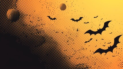 Halloween artwork background for graphic design