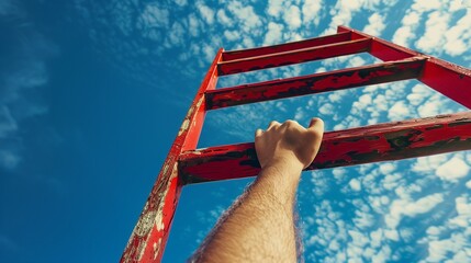 Symbolic representation of success, such as a trophy or a bright star, illustrating the concept of striving for personal or professional goals and the relentless pursuit of achievement.