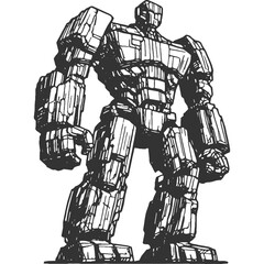 Wretched Icons Vintage Illustration Vector