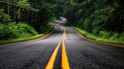 Fototapeta premium Learning Never Ends - Inspiring Message Written on Rural Road