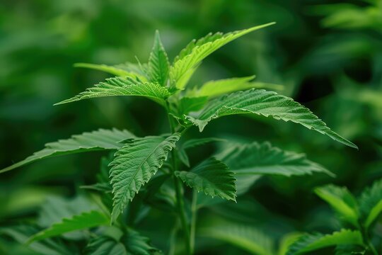 Isolated Kenaf Leaves for Natural and Herbal Benefits - Hibiscus Cannabinus and Roselle Leafs