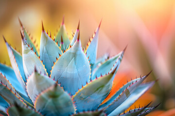 Close up of beautiful Agave plant
