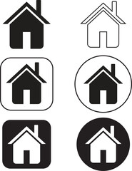 Home icon vector file free download for web icon