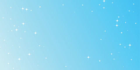 キラキラとした水色の背景。水色のパーティクル