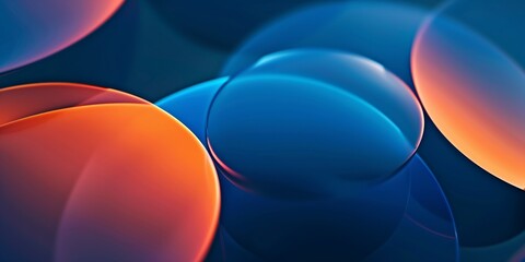 Background, Blue and Orange Gradient iPhone Wallpaper, Vibrant Blue and Orange Gradient Background, Perfect for Modern iPhone Wallpaper